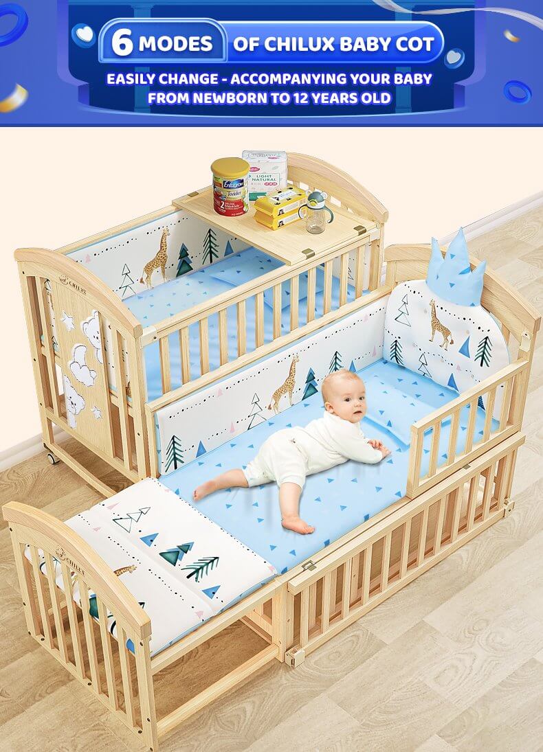 6 modes of baby cot