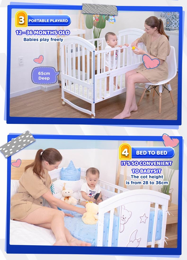 bed to bed and portable playyard
