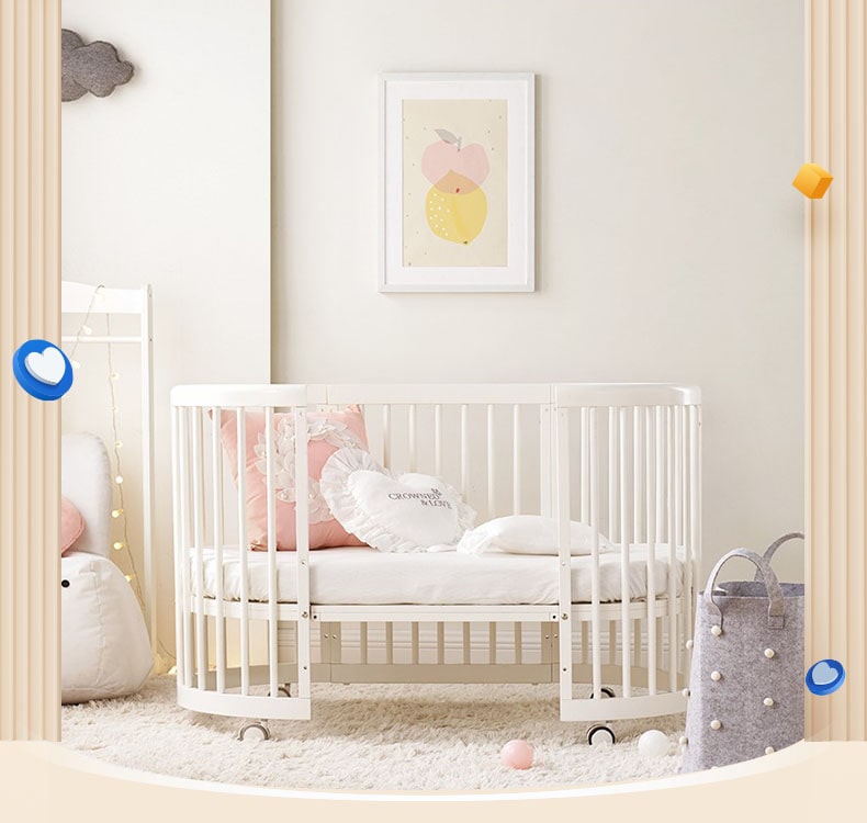 oval cot natural